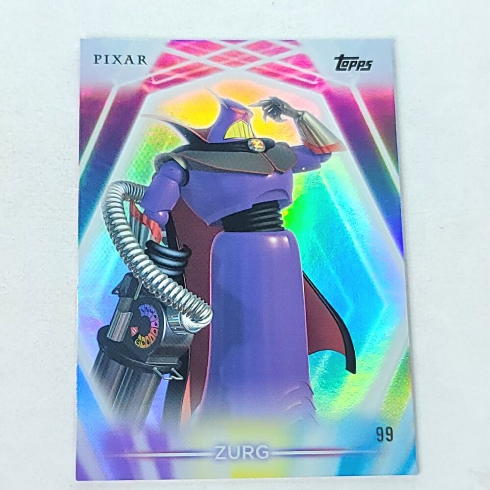 Zurg Topps 2026 Disney Neon Holo Parallel Refractor Limited ???/99